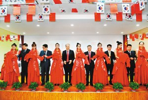 韓國文化中心在西安開館。(竇翊明