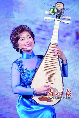 陳玲玉在表演中。(圖片由受訪者提供)