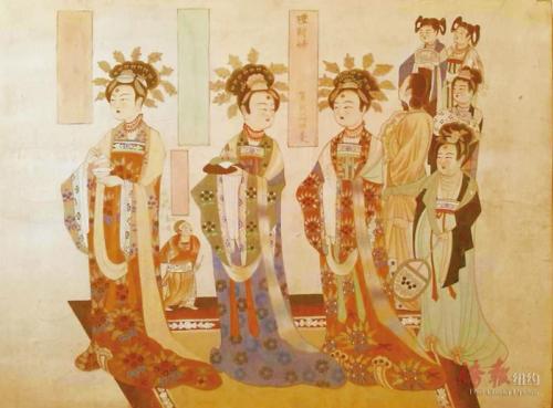 沈永平此次展出的作品之一。(美國《僑報(bào)》資料圖)