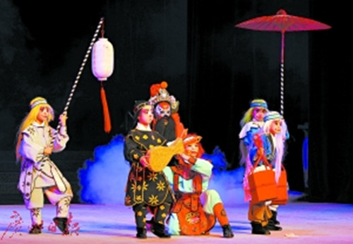 中國僑網(wǎng)粵劇折子戲——《鐘馗》劇照。