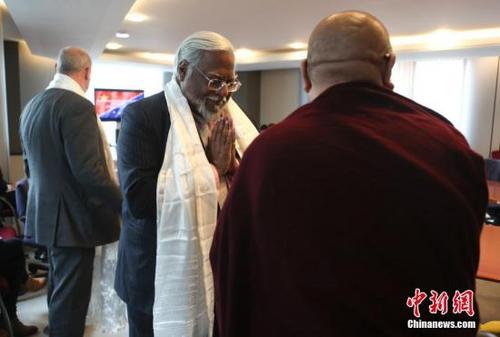 中國僑網(wǎng)中國藏文化交流團(tuán)走進(jìn)歐洲議會。(中新網(wǎng) 資料圖)