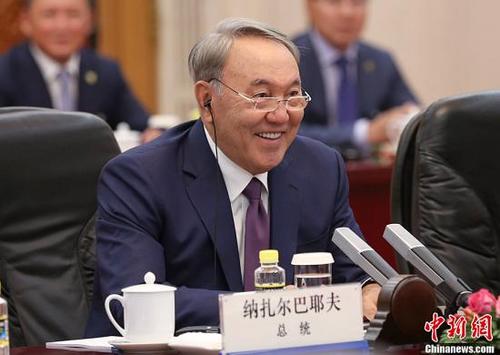 中國僑網資料圖:哈薩克斯坦總統納扎爾巴耶夫。中新社發(fā) 劉震 攝