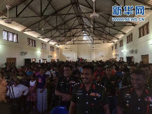 中國僑網(wǎng)演出現(xiàn)場(chǎng)觀眾滿席。(照片由中國駐斯里蘭卡文化中心提供)